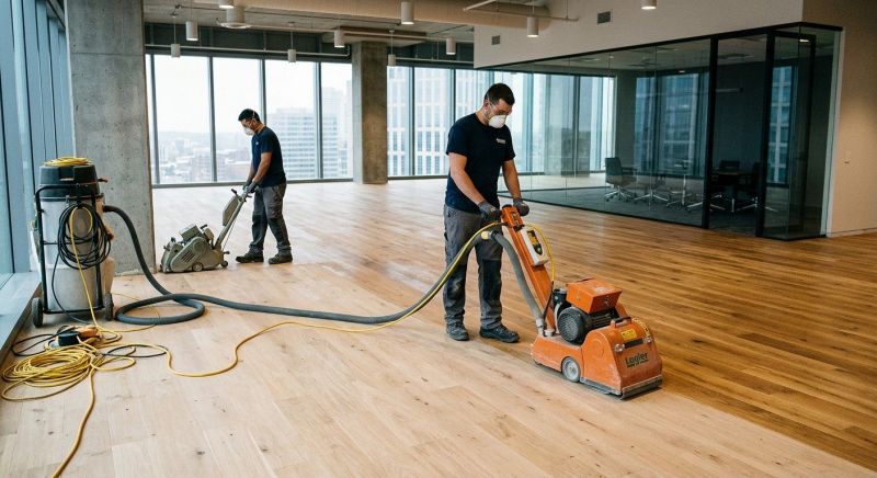 Commercial Hardwood Service in Louisville, OH