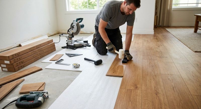 Laminate Floor Installation in Cleveland, OH