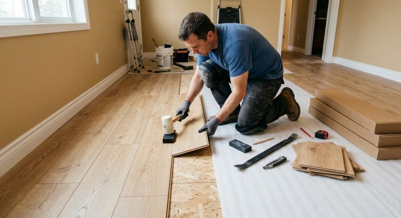 Laminate Floor Installation in Medina County, OH