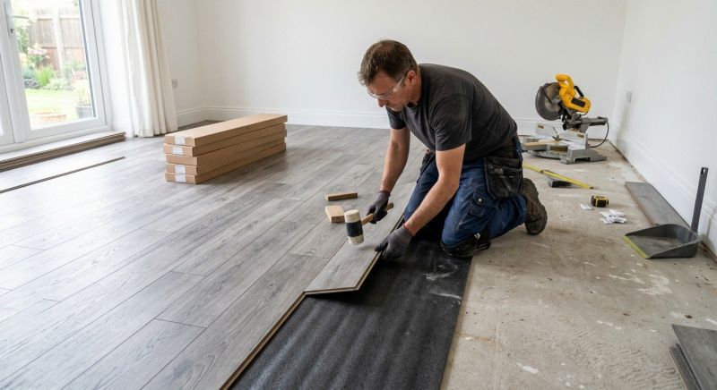 Laminate Floor Installation in Newbury, OH