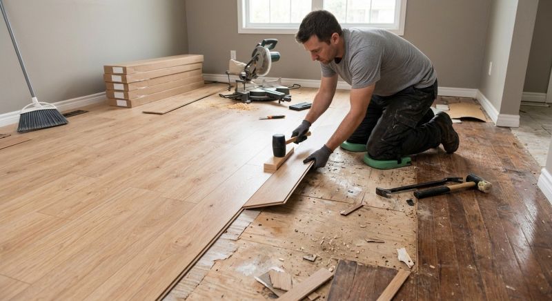 Laminate Floor Replacement in Rittman, OH