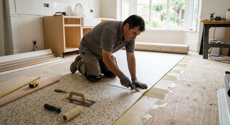 Linoleum Floor Installation in Summit County, OH