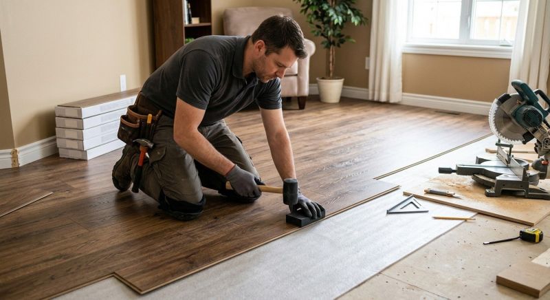 Plank Laminate Installation in Stow, OH