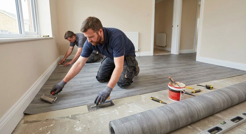 Sheet Flooring Installation in Deerfield, OH