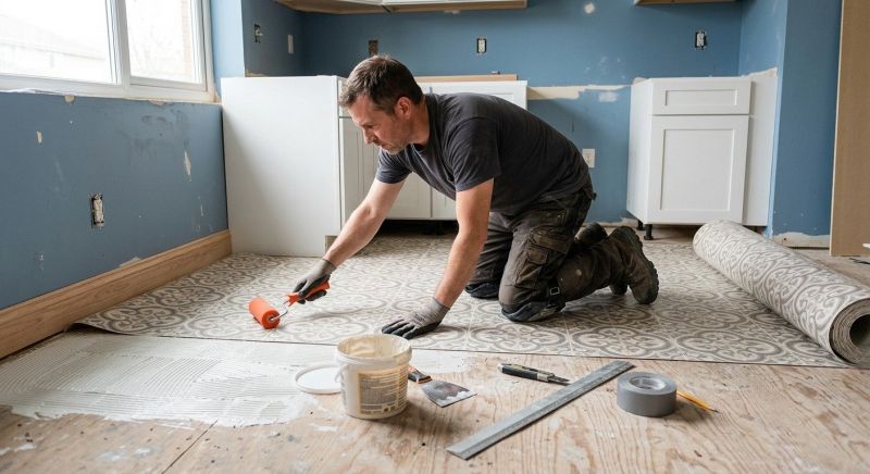 Sheet Flooring Installation in Richfield, OH
