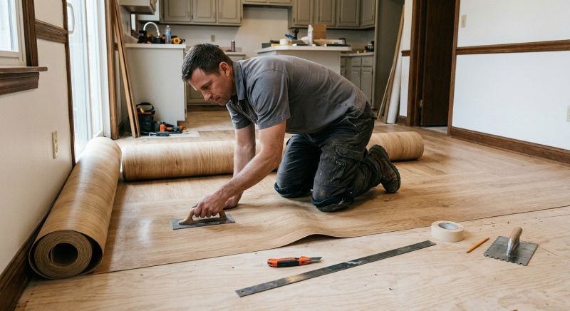Sheet Flooring Installation in Strongsville, OH