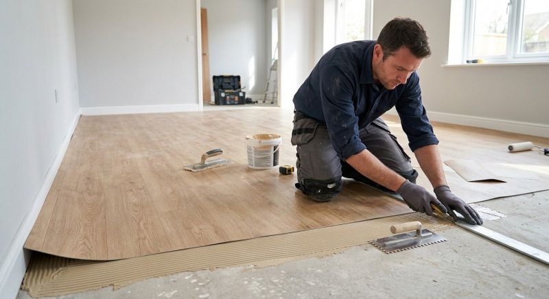 Sheet Flooring Installation in Wadsworth, OH