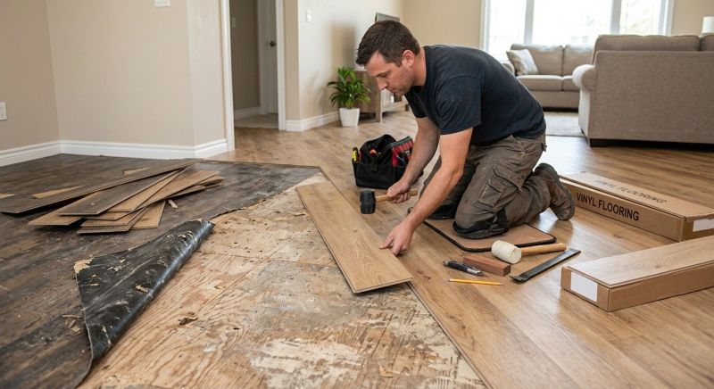 Vinyl Flooring Installation in Ravenna, OH