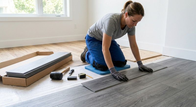 Vinyl Tile Installation in Stow, OH