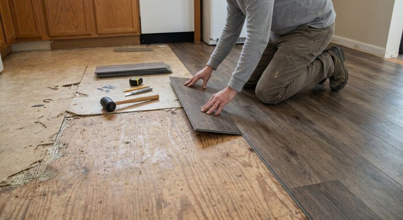 Vinyl Tile Replacement in Stow, OH